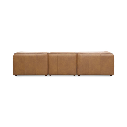 Form Classic L-Shaped Modular Sectional Sonoran Tan Leather - view 4