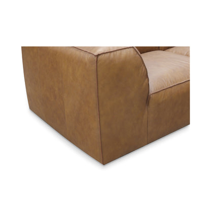 Form Classic L-Shaped Modular Sectional Sonoran Tan Leather - view 5