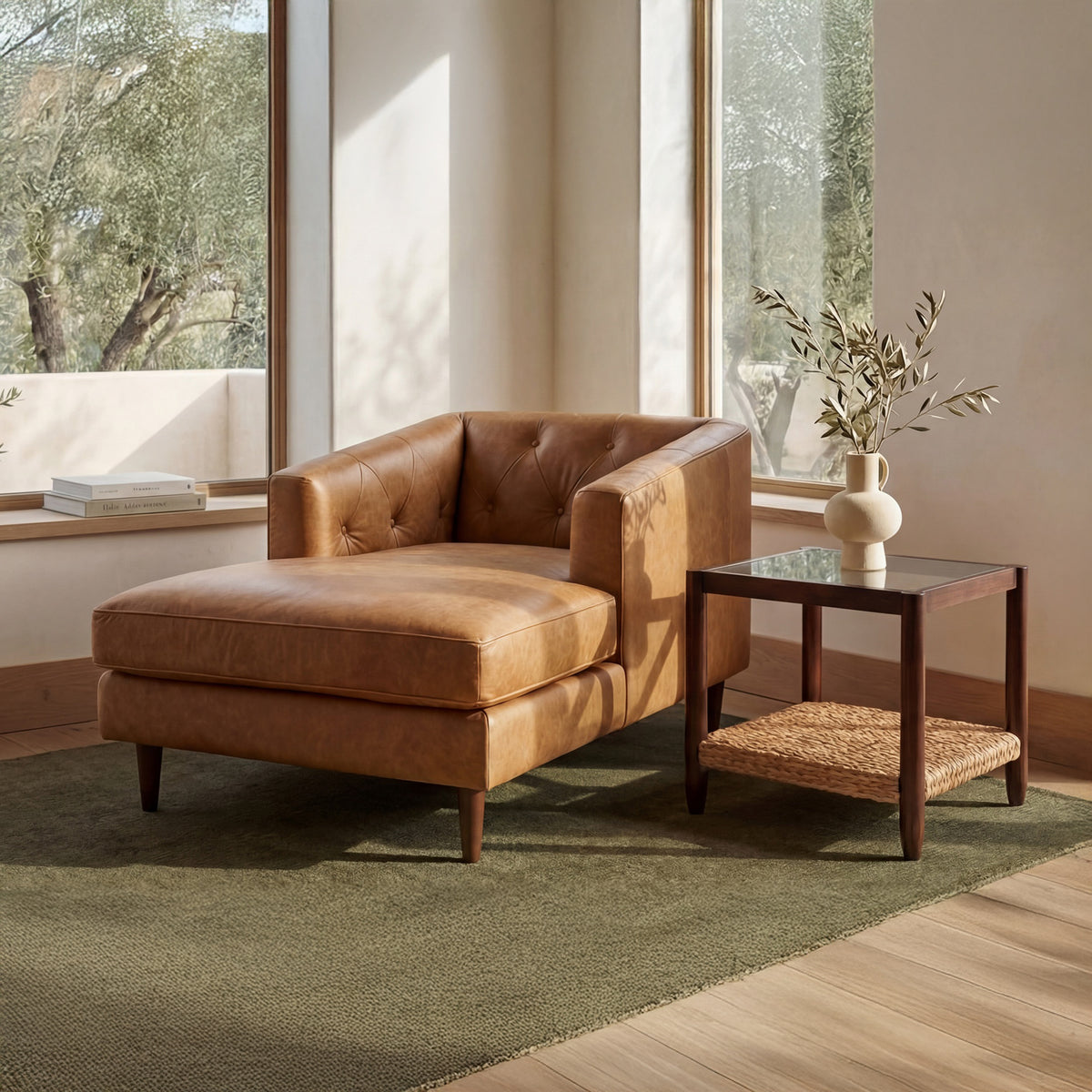 Dunmore Chaise Tan lifestyle