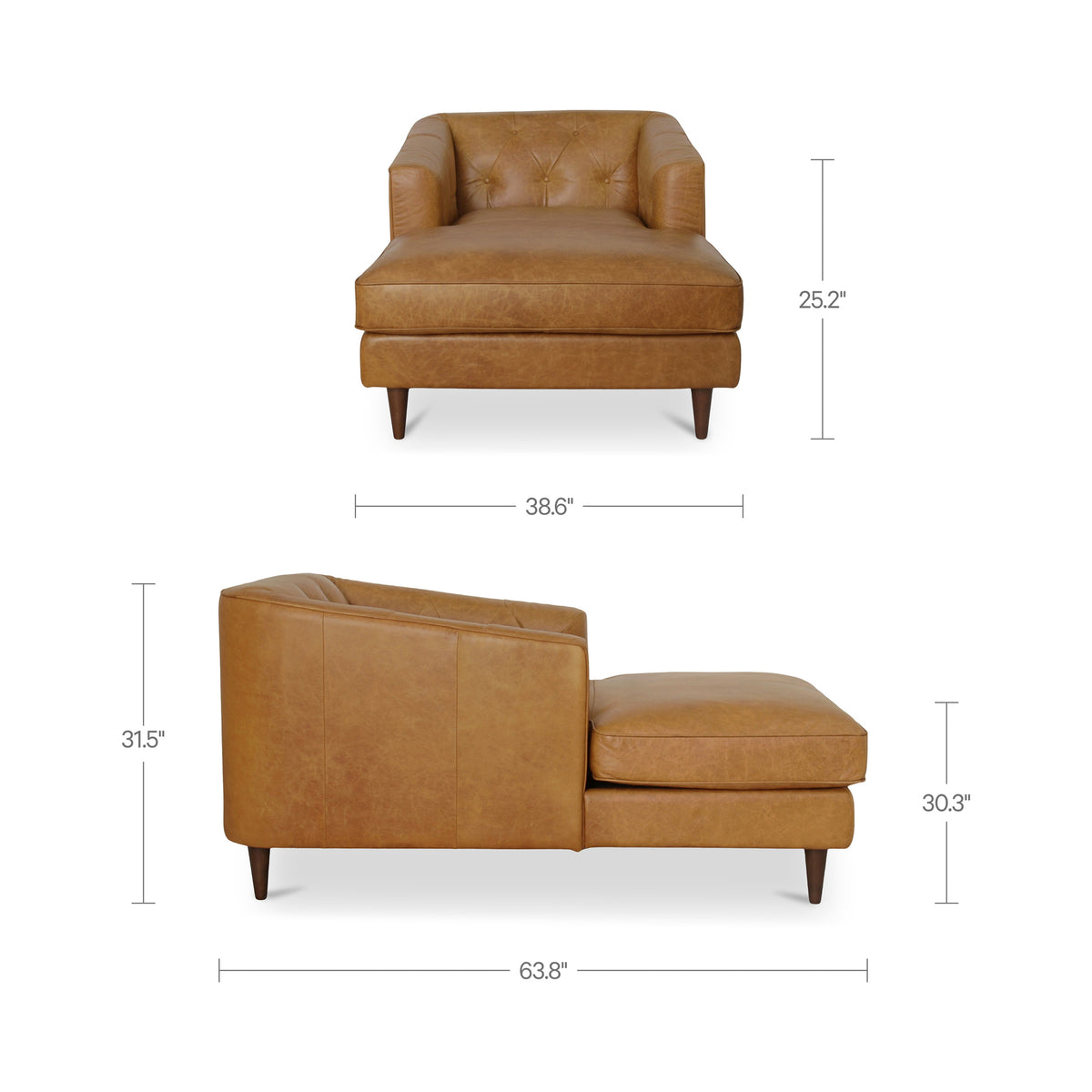Dunmore Chaise Tan product image 8