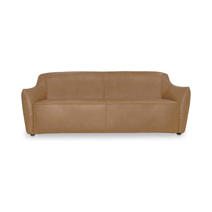 Hawkins Sofa Tan on white background
