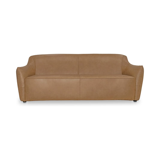 Hawkins Sofa Tan on white background
