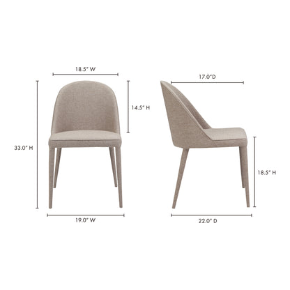 Burton Dining Chair Light Grey - Set of Two – image 5