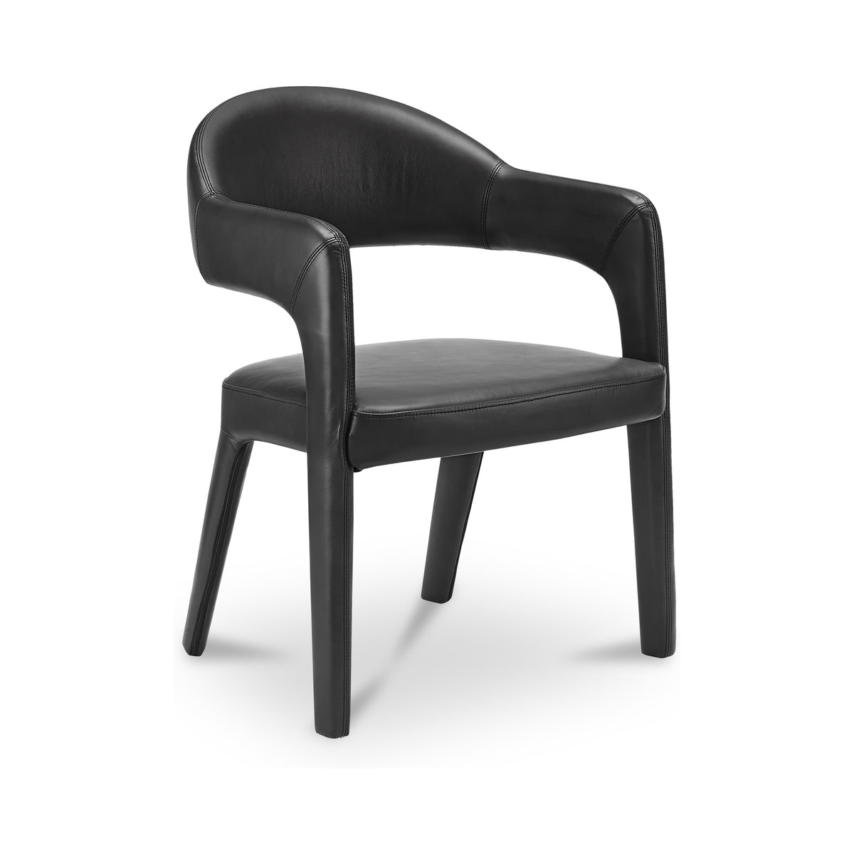 Martens Dining Chair Black Leather - image 4