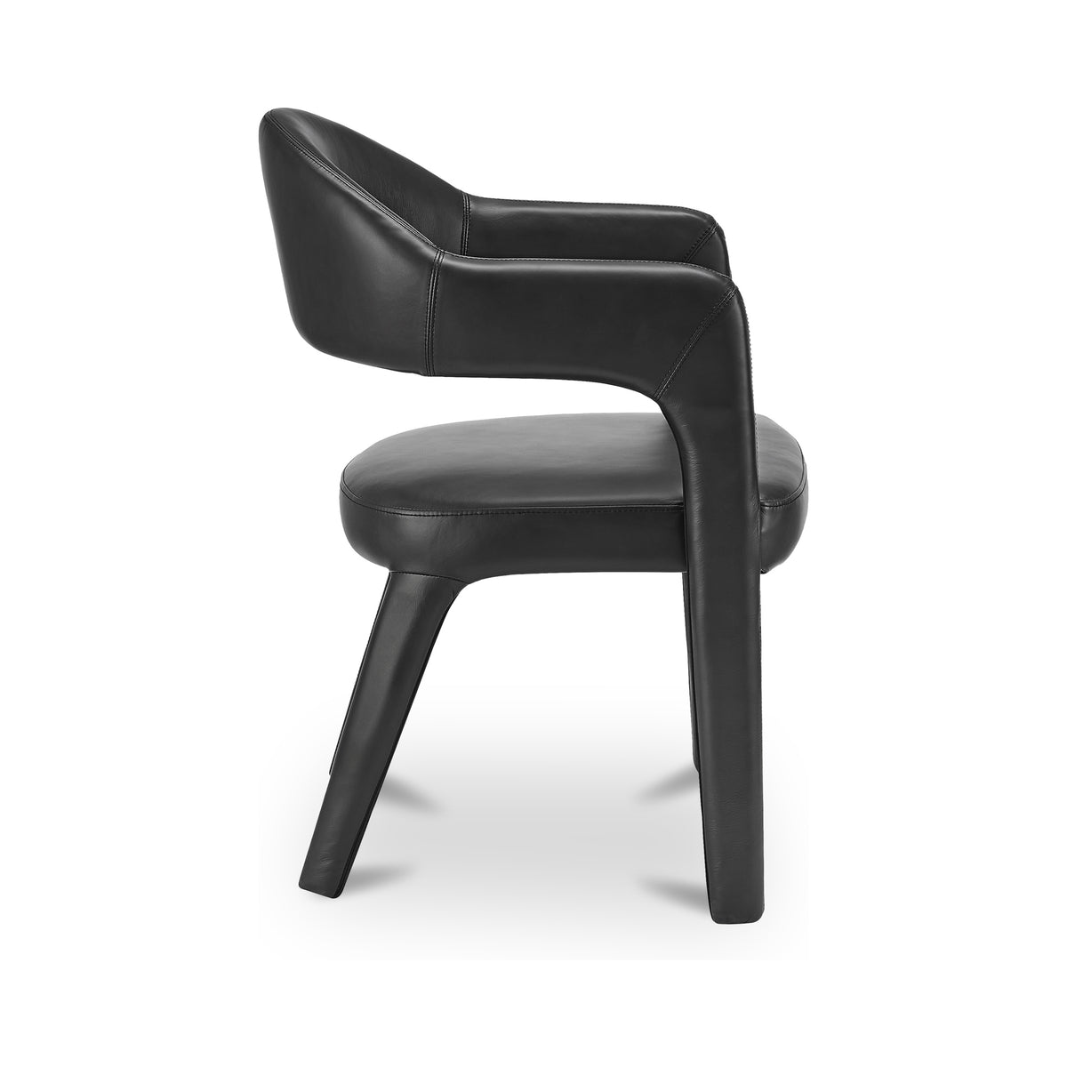 Martens Dining Chair Black Leather - image 5