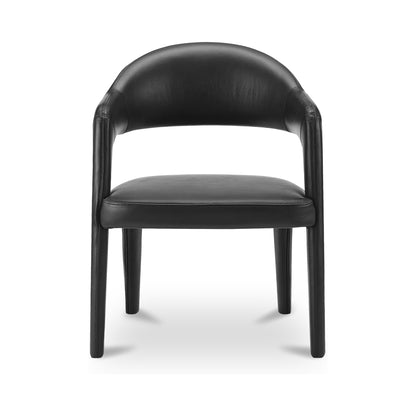Martens Dining Chair Black Leather - image 1
