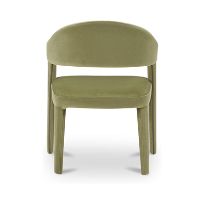 Martens Dining Chair Green Velvet - image 6
