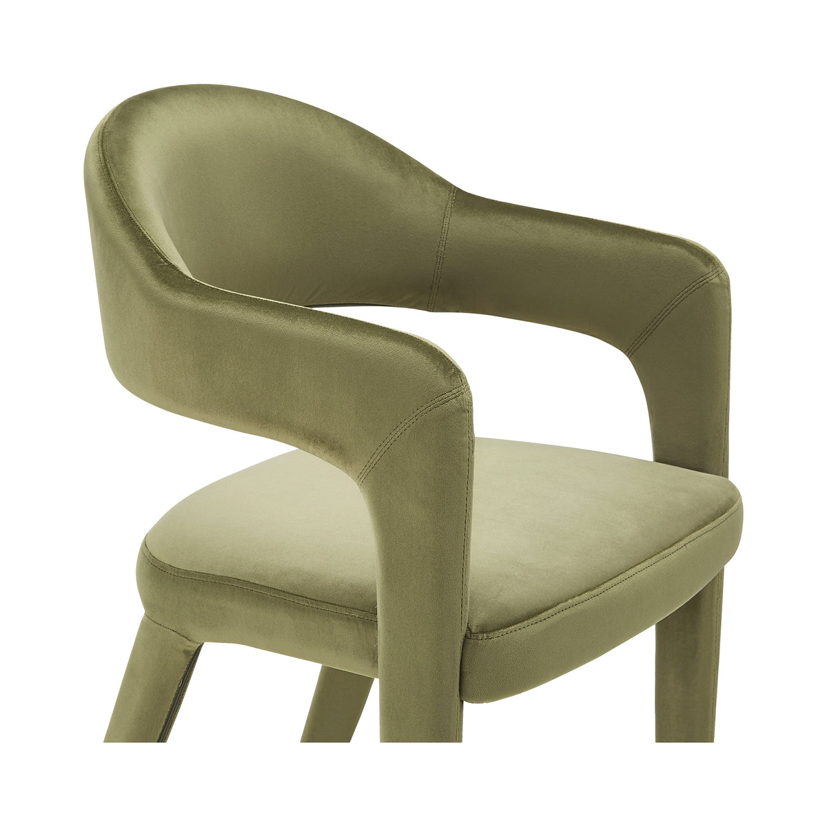 Martens Dining Chair Green Velvet - image 7