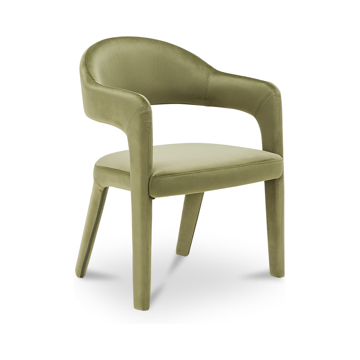 Martens Dining Chair Green Velvet - image 4
