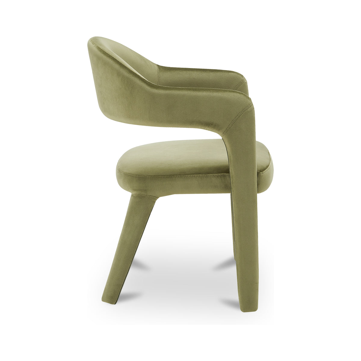 Martens Dining Chair Green Velvet - image 5