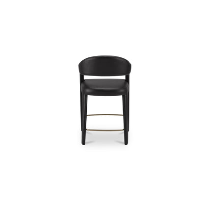 Martens Counter Stool Black Leather - image 6