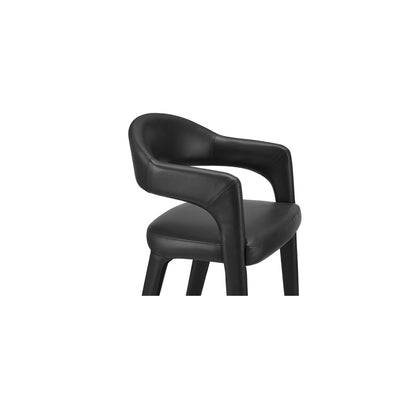 Martens Counter Stool Black Leather - image 7