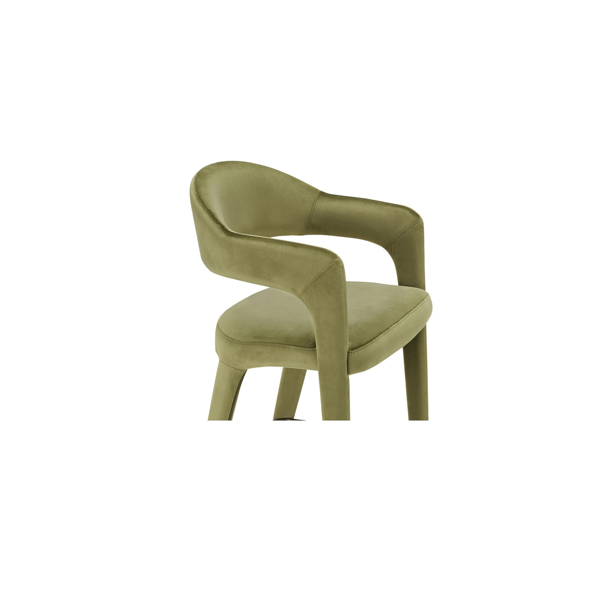 Martens Counter Stool Green Velvet - image 7