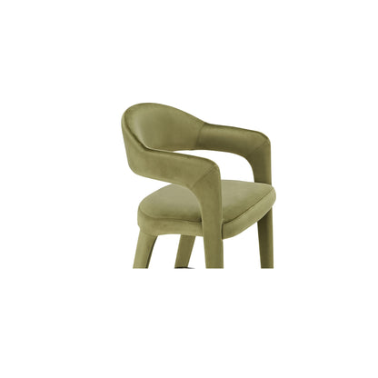 Martens Counter Stool Green Velvet - image 7