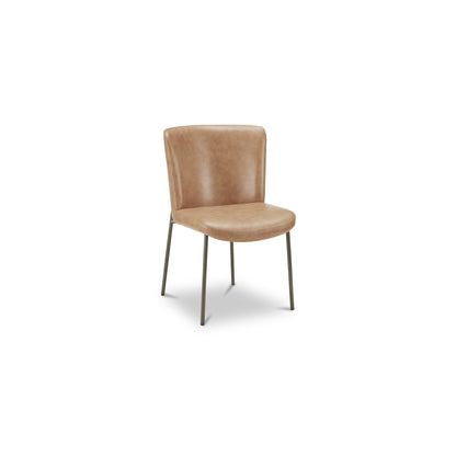 Early Dining Chair Tan Leather-Set of Two - image 5