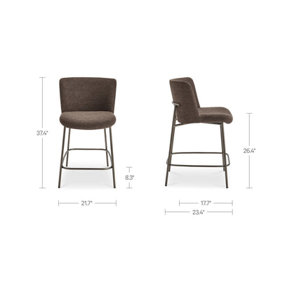 Early Counter Stool Dark Brown view 9