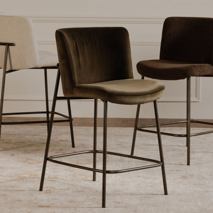 Early Bar Stool Dark Brown view 7