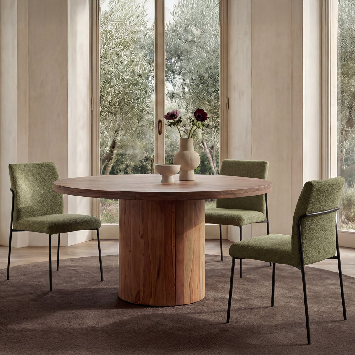 Danny Dining Chair Green-Set of Two - image 2