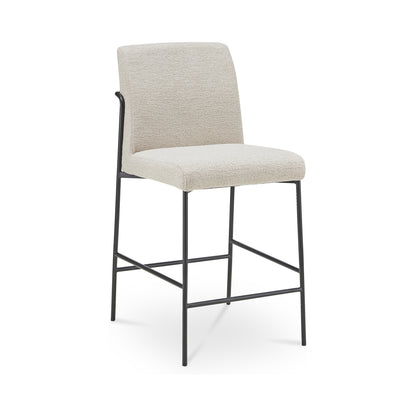 Danny Counter Stool Ivory angled view