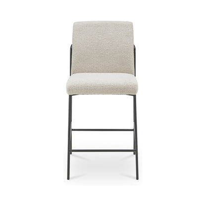 Danny Counter Stool Ivory on white background