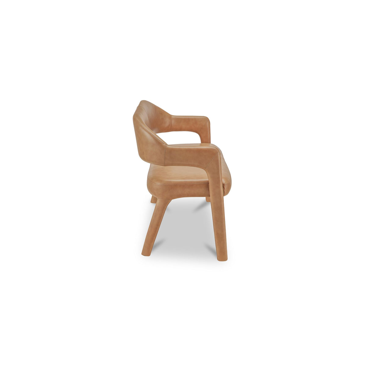 Martens Dining Bench Tan Leather - image 5