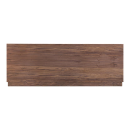 Round Off Queen Bed Walnut Brown - image 7