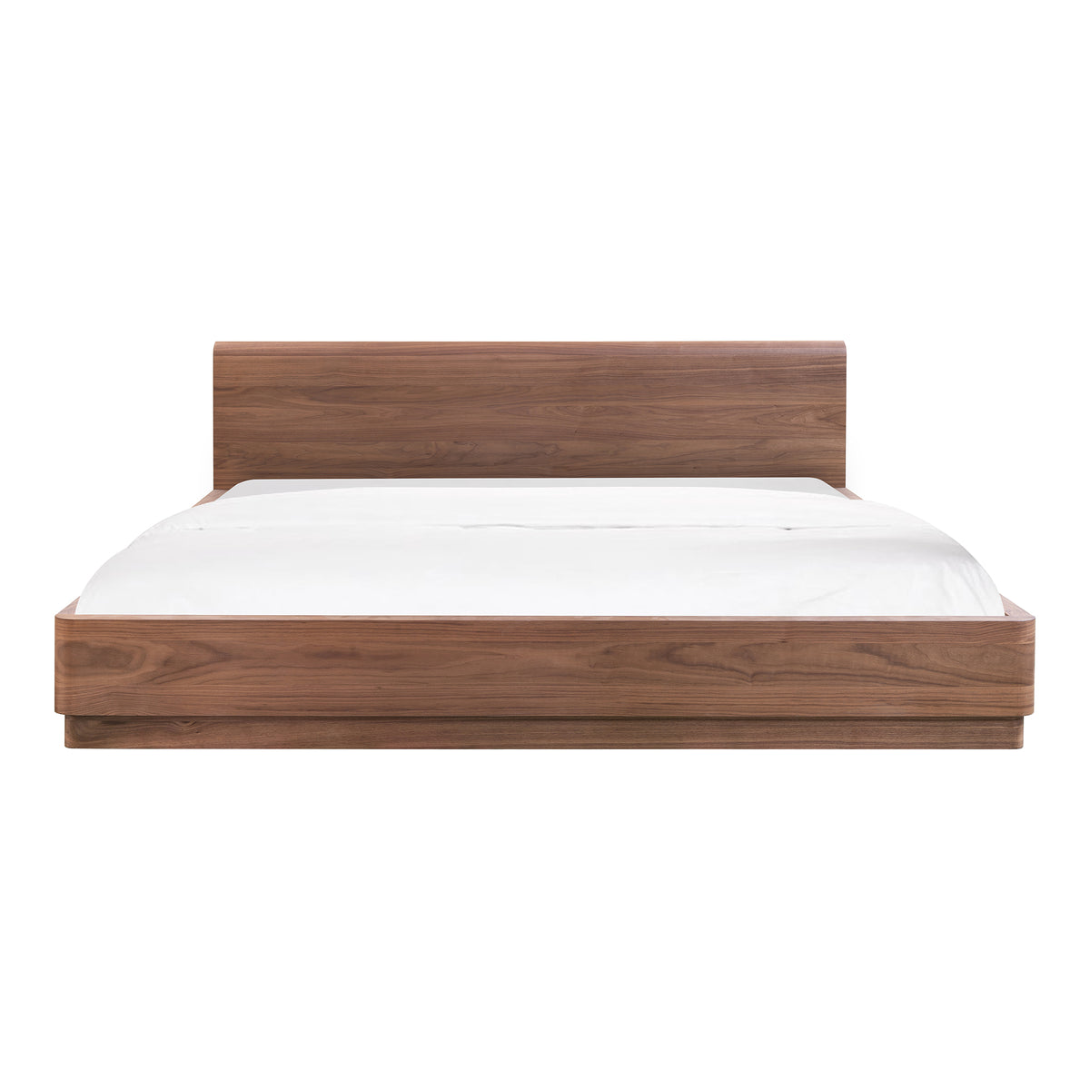 Round Off King Bed Walnut Brown - image 4