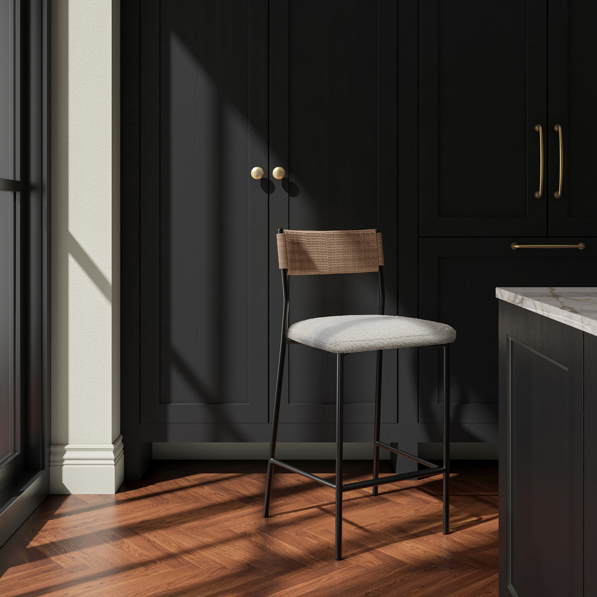 Foley Counter Stool White lifestyle image