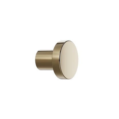Polished Brass "Lounge" Cabinet Knob and Wire Drawer Pulls.