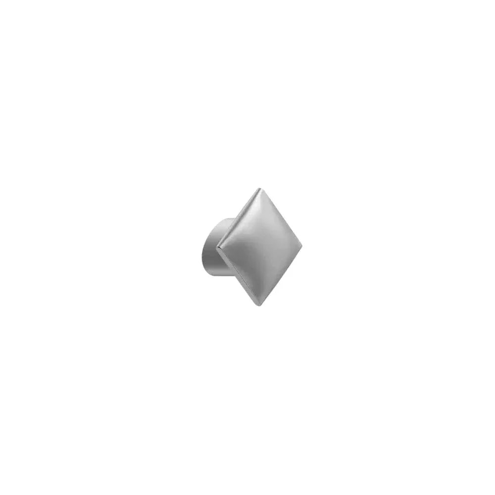 Satin Steel "Flow" T-Bar Cabinet Knob and Drawer Pull.