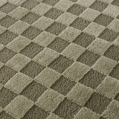 Gaiwan Olive Green Washable Area Rug