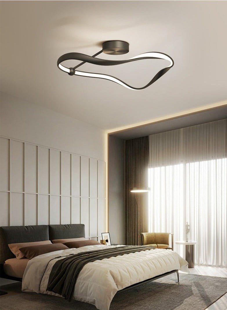 Residence Supply Black - 19.7" / 50cm / Warm White (3000K) Aaliyah Ceiling Light