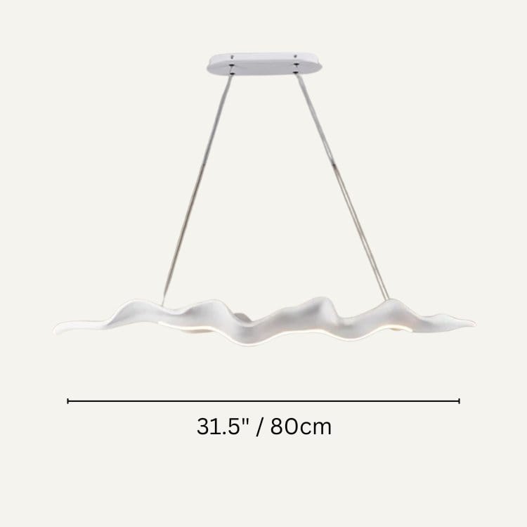 Residence Supply White / 31.5" / 80cm - Color Adjustable without Remote Control Aamin Pendant Light