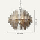 Residence Supply 24" x 22" / 61cm x 56cm / Pewter Aether Round Chandelier