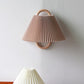 Residence Supply Pleated - Tea Pink / EU Plug / 13.4" x 11.8" / 34cm x 30cm Aine Wall Lamp