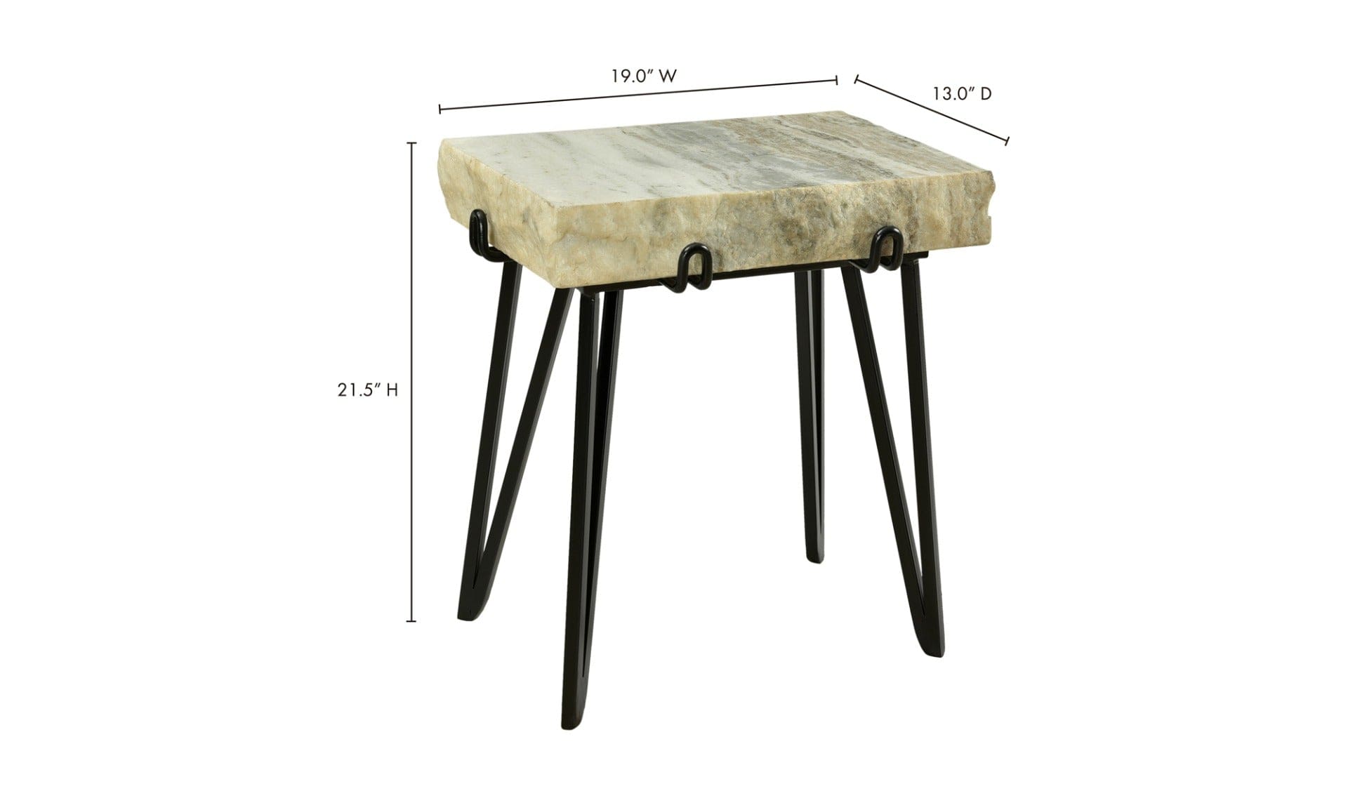 The Carpentry Shop Co. Albert Accent Table Sand Albert Accent Table Sand
