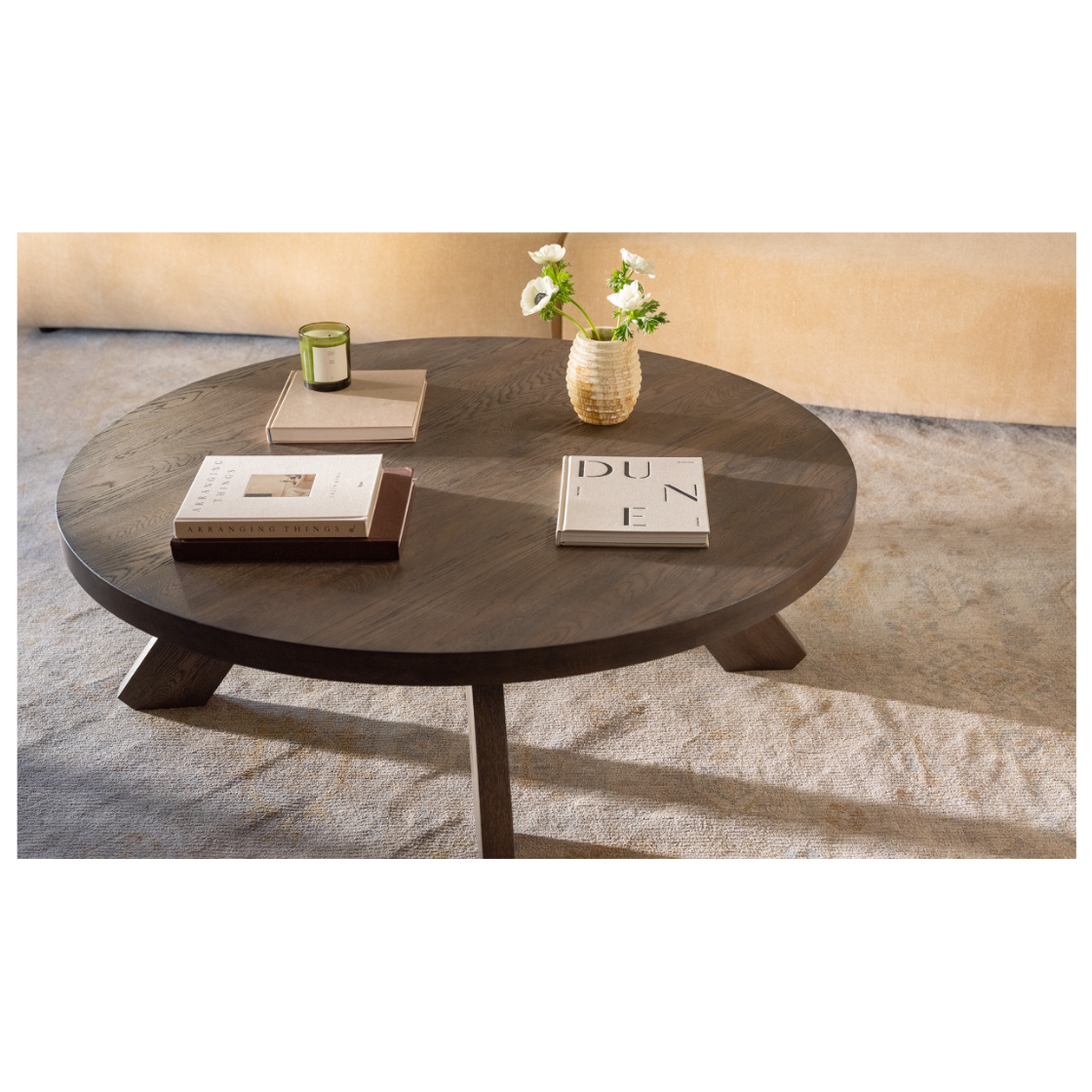 Alden Coffee Table Cool Brown