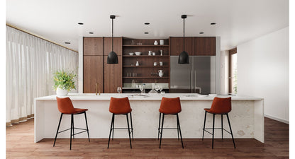 The Carpentry Shop Co. ALIBI COUNTER STOOL BROWN-M2 ALIBI COUNTER STOOL BROWN-M2