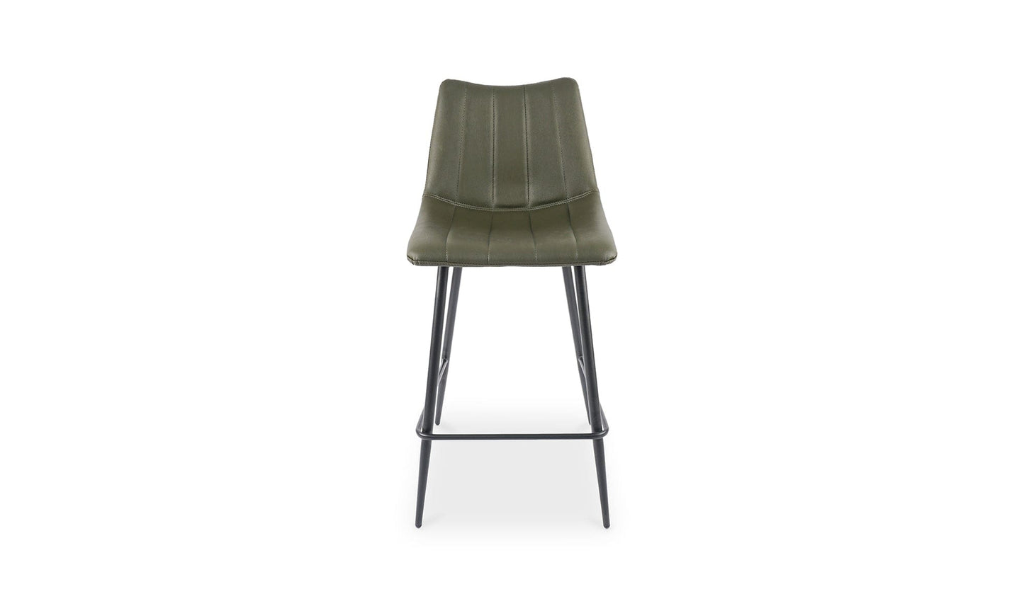 The Carpentry Shop Co. ALIBI COUNTER STOOL DARK GREEN-M2 ALIBI COUNTER STOOL DARK GREEN-M2