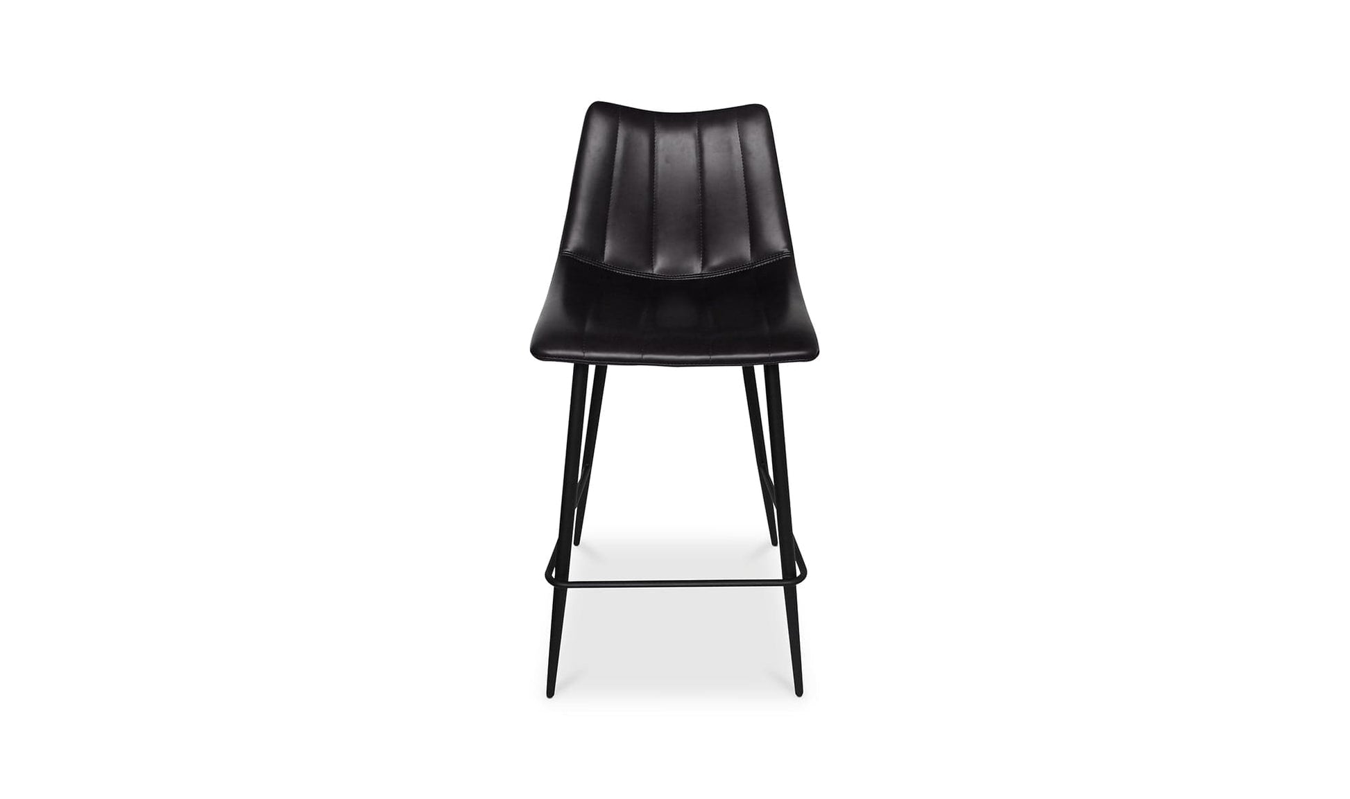 The Carpentry Shop Co. ALIBI COUNTER STOOL MATTE BLACK-M2 ALIBI COUNTER STOOL MATTE BLACK-M2