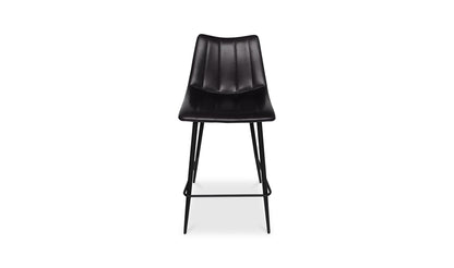 The Carpentry Shop Co. ALIBI COUNTER STOOL MATTE BLACK-M2 ALIBI COUNTER STOOL MATTE BLACK-M2