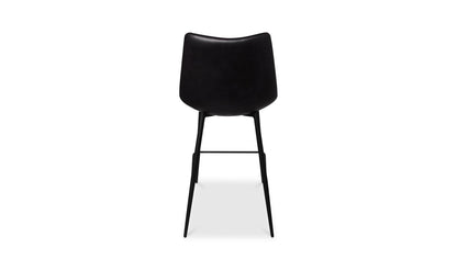 The Carpentry Shop Co. ALIBI COUNTER STOOL MATTE BLACK-M2 ALIBI COUNTER STOOL MATTE BLACK-M2