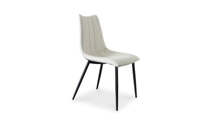 The Carpentry Shop Co. ALIBI DINING CHAIR IVORY-M2 ALIBI DINING CHAIR IVORY-M2