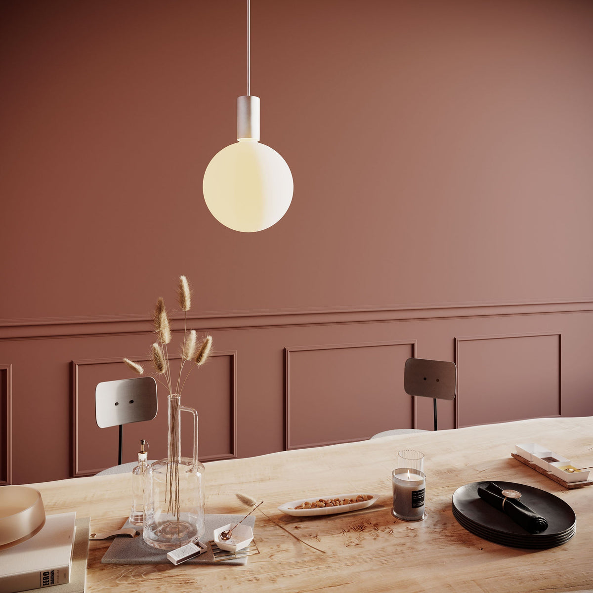 Sphere V E26 Dim-to-Warm LED Bulb.
