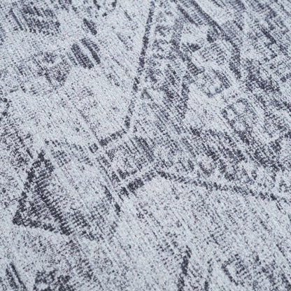 Barny Gray Blue Washable Rug - Clearance.