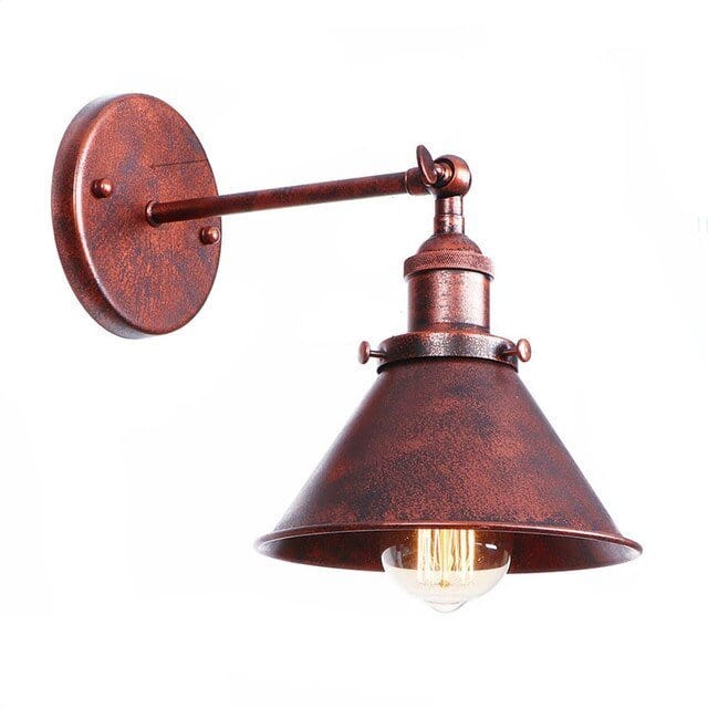 Residence Supply Copper Wide Cone / 4W Ancien Wall Lamp