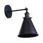Residence Supply Black Narrow Cone / 4W Ancien Wall Lamp