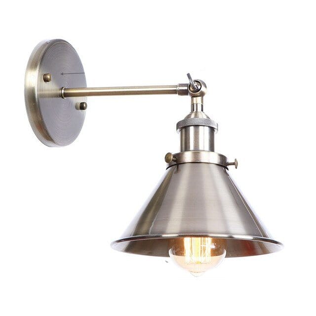 Residence Supply Light Gold Wide Cone / 4W Ancien Wall Lamp