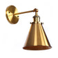 Residence Supply Gold Narrow Cone / 4W Ancien Wall Lamp