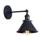 Residence Supply Black Wide Cone / 4W Ancien Wall Lamp